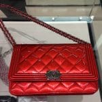 Chanel Red Boy WOC Bag