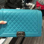 Chanel Turquoise Boy Chanel Flap Boy Bag