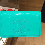 Chanel Turquoise Patent Flap Bag