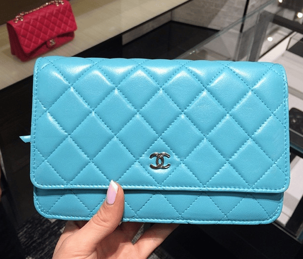 Vintage Chanel Turquoise Transparent Bag – Treasures of NYC