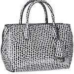 Dior Black/White Spotted DiorBar Bag