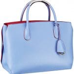 Dior Light Blue/Red DiorBar Bag