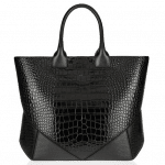 Givenchy Black Croc Embossed Easy Bag