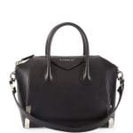 Givenchy Black Small Antigona Bag with Metal Feet - Prefall 2014