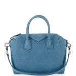 Givenchy Blue Nubuck Suede Antigona Bag - Prefall 2014