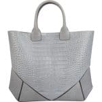 Givenchy Gray Croc Embossed Easy Tote Bag
