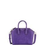 Givenchy Mini Antigona Purple Nubuck Suede Bag - Prefall 2014