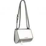 Givenchy Silver Mirrored Pandora Box Mini Bag