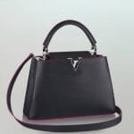 Louis Vuitton Capucines Black with Red BB Bag - Summer 2014