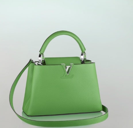 Louis Vuitton Capucines BB Green Leather ref.254472 - Joli Closet