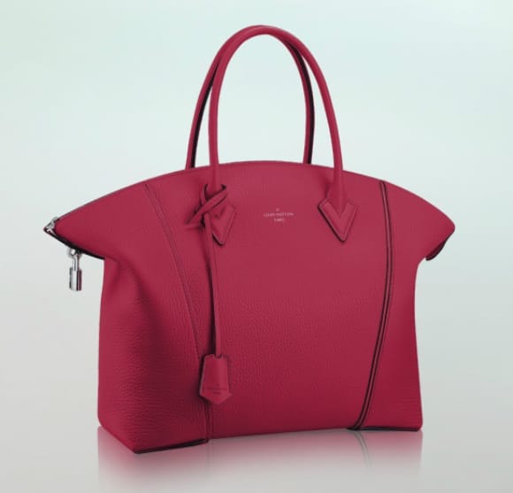 Louis Vuitton Framboise Pink Soft Lockit MM Bag - Spring 2014