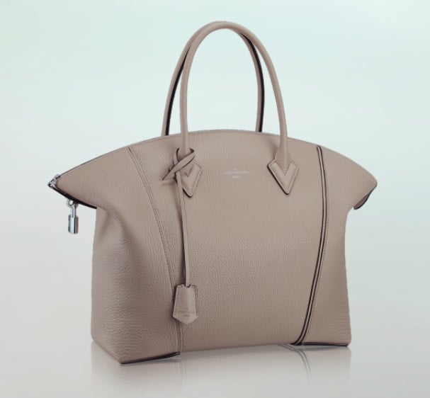 Louis Vuitton Grey Soft Lockit MM Bag - Spring 2014
