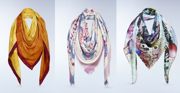 Louis Vuitton Street Artists Scarves Collaboration for Spring/Summer 2014 -  Spotted Fashion