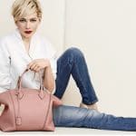 Michelle Williams with Pink Lockit Bag