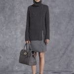 Mulberry Grey Ostrich Bayswater Bag - Pre-Fall 2014