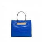 Balenciaga Blue Mini Wire Shopping Tote Bag - Fall Winter 2014