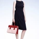 Bottega Veneta Beige/Red Tote Bag - Resort 2015