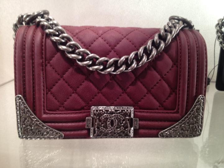 Chanel Boy Bags from the Pre-fall 2014 includes Gold Hardware Bags