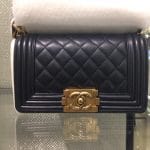Chanel Small Boy Bag with Gold Hardware - Prefall 2014