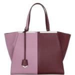Fendi Bordeaux/Lilac 3Jours Tote Bag