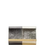 Fendi Gold/Bronze Rush Mini Metallic Clutch Bag