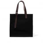 Hermes Black Etriviere Shopping Bag