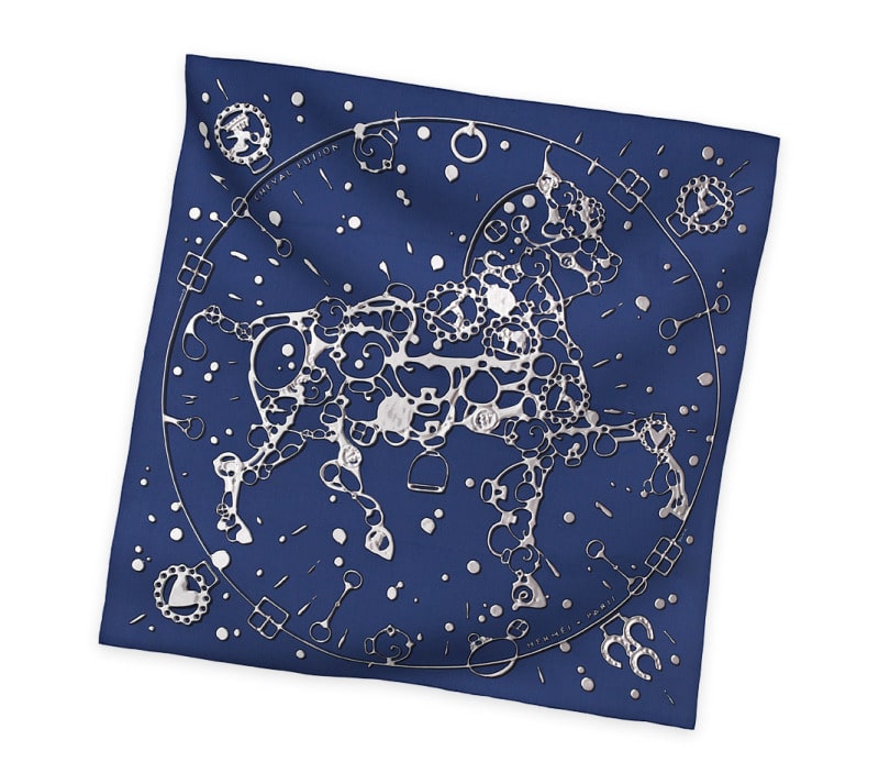 Hermes Cheval Fusion 90cm Carre Scarf - Fall Winter 2014