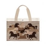 Hermes Ecru Chevaux En Camouflage Beach Bag