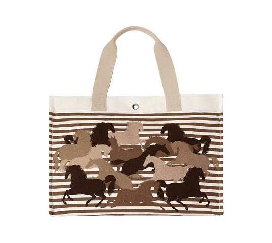 Hermes Beach Tote Bag Horse Printed Toile New – Mightychic