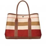Hermes Garden Party Tote Bag with Stripes - Spring 2014