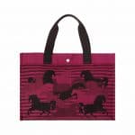 Hermes Pink Chevaux En Camouflage Beach Bag