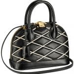 Louis Vuitton Black Malletage Alma BB Bag - Fall 2014 - 2