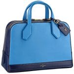 Louis Vuitton Blue Dora Caivre MM Bag - Fall 2014