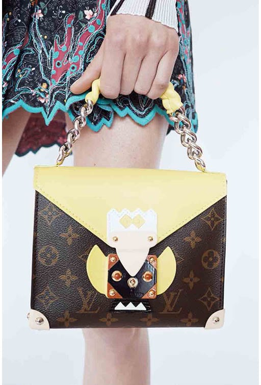 Louis Vuitton Yellow Monogram Canvas Mask Bag - Cruise 2015