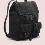 Proenza Schouler Black PS1 Backpack Suede Bag - Pre-Fall 2014