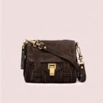 Proenza Schouler Mogano PS1 Pouch Suede Fringe Bag - Pre-Fall 2014