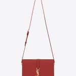 Saint Laurent Red Monogram Universite Flap Bag - Prefall 2014