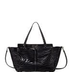 Valentino Black Calf Hair Rockstud Tote Bag - Pre-Fall 2014