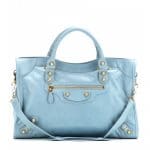 Balenciaga Bleu Opal/Sky Blue Giant 12 City Bag