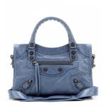 Balenciaga Blue Persian/Denim Blue Classic Mini City Bag