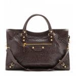 Balenciaga Charbon/Dark Brown Giant 12 City Bag