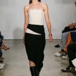 Balenciaga White:Black Tube Dress - Resort 2015