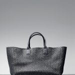 Bottega Veneta Ardoise Intreccio Placcato Cabat Bag - Pre-Fall 2014