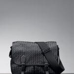 Bottega Veneta Nero Intrecciato Nappa Gardena Bag - Pre-Fall 2014