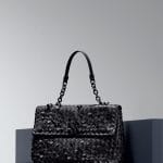 Bottega Veneta Nero Intreccio Tobu Olimpia Bag - Pre-Fall 2014