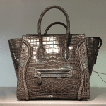 Celine Brown Crocodile Mini Luggage Bag - Prefall 2014