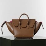 Celine Camel with Fuschia Tie Tote Bag - Winter 2014