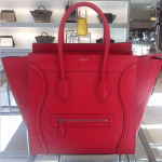 Celine Pink Fuschia Mini Luggage Bag- Prefall 2014