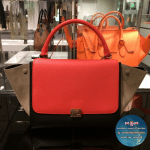 Celine Red/Black/Beige Trapeze Bag - Prefall 2014