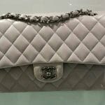 Chanel Beige Timeless Classic Flap Bag - Prefall 2014